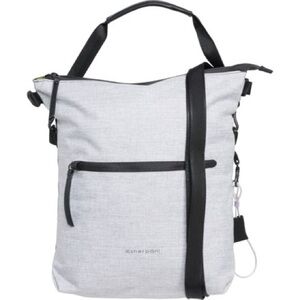 Sherpani Light Gray and Black Tote Bag